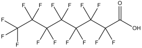  Structure of perfluorooctanoic acid (PFOA)